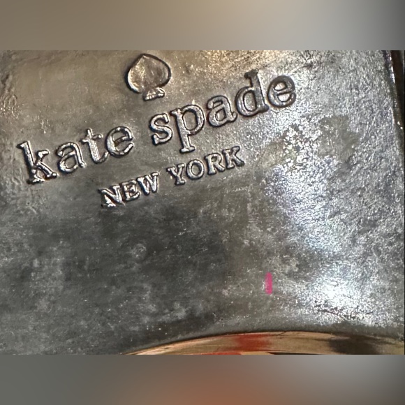 Kate Spade Knee High Randi Too Bow Printed Heeled Rain Boots Retro/Vintage Sz 7 - Picture 8 of 9